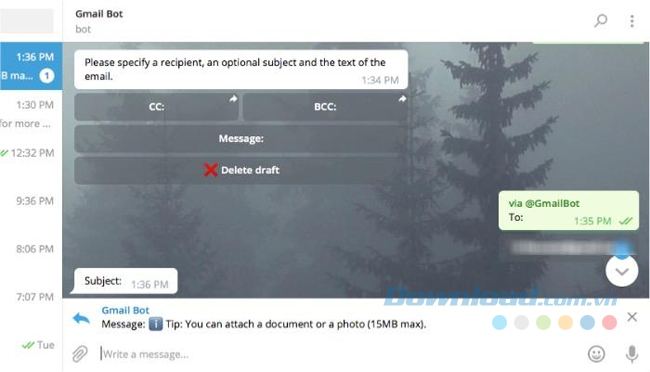 Bot không phù hợp để soạn email dài Bot không phù hợp để soạn email dài