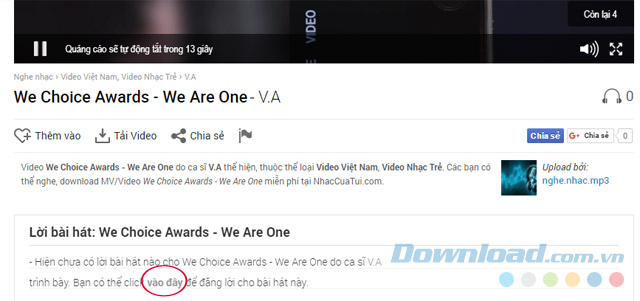 Đăng lời bài hát