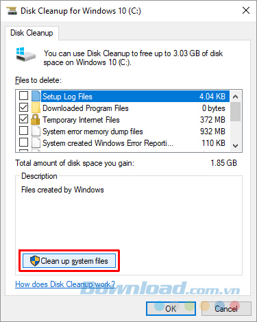 Dọn dẹp ổ đĩa