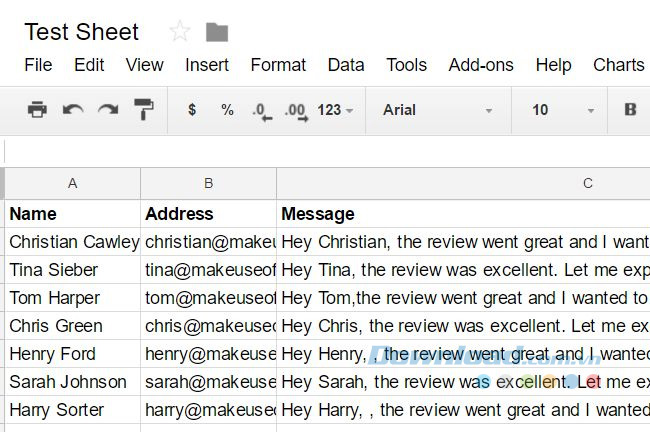 Bảng tính Bảng tính
