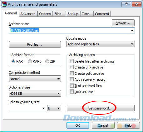 Set Password Set Password