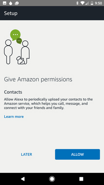Cho phép ứng dụng truy cập vào danh sách liên lạc