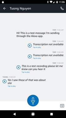Thực hiện cuộc gọi và nhắn tin với Amazon Alexa
