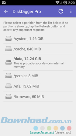 DiskDigger và DigDeep