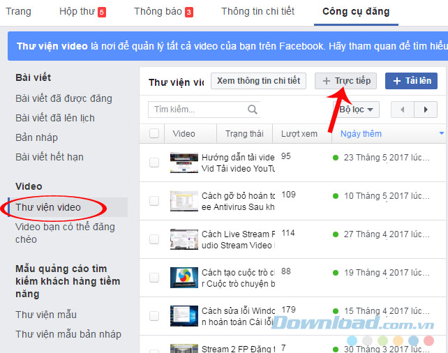 Thư viện video Thư viện video