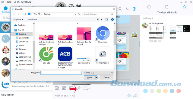 Gửi file siêu nhanh lên tới 100 MB