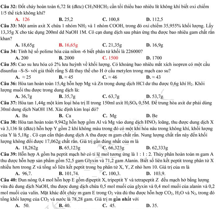 Đề thi thử THPT Quốc gia 2017 môn Hóa Đề thi thử THPT Quốc gia 2017 môn Hóa học