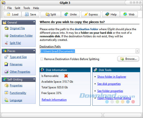 Chọn nơi muốn lưu