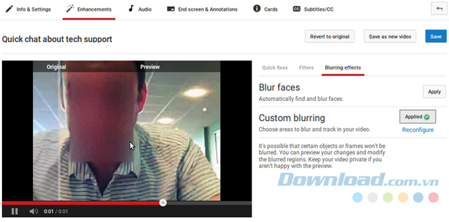 Chỉnh sửa nâng cao