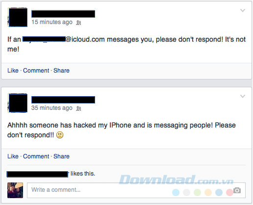 Mất tài khoản iCloud