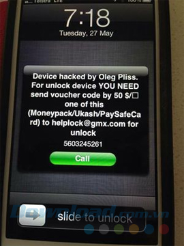 iPhone bị mất icloud