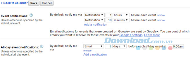 Lưu các thay đổi Lưu các thay đổi