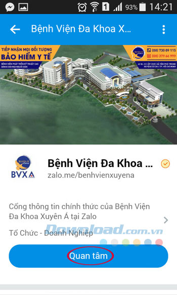 Quan tâm Bệnh viện đa khoa Xuyên Á