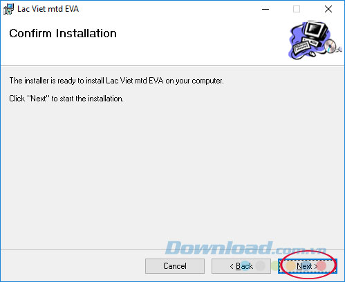 Cài đặt Lạc Việt mtd9 EVA
