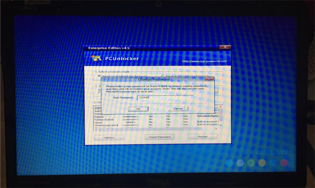 Đặt mật khẩu mới