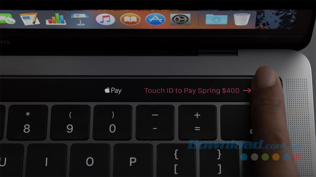 Thêm một thẻ vào MacBook Pro với Touch ID