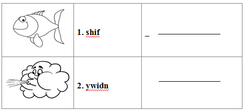 Đề thi Tiếng Anh lớp 3