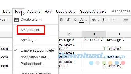 Trình chỉnh sửa tập lệnh