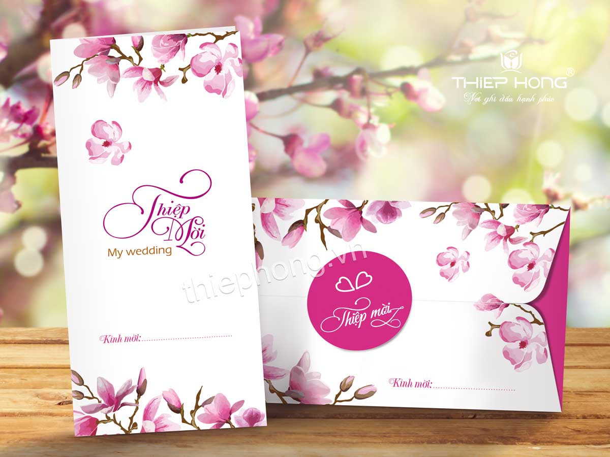 Mẫu thiệp cưới đẹp nhất 2017