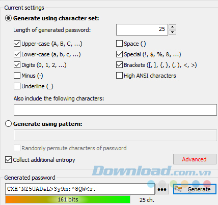 Sử dụng mật khẩu mạnh