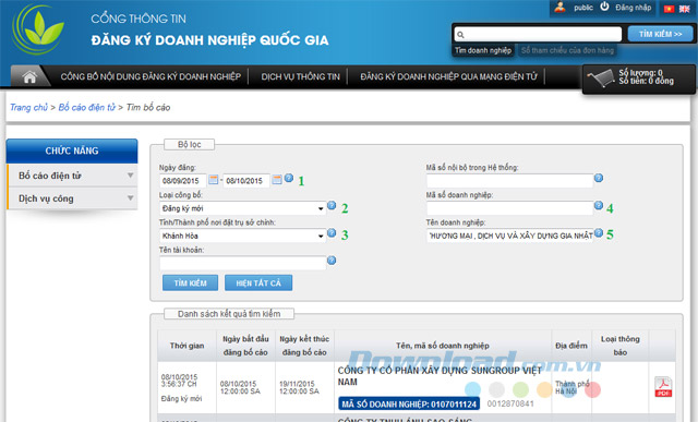 Thông tin doanh nghiệp