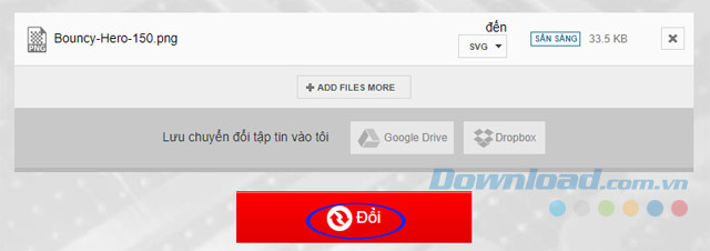 Chuyển đổi PNG sang SVG