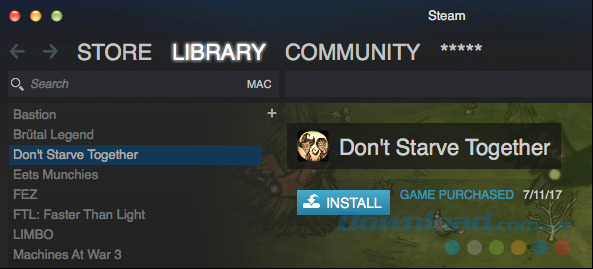 Steam cho Mac