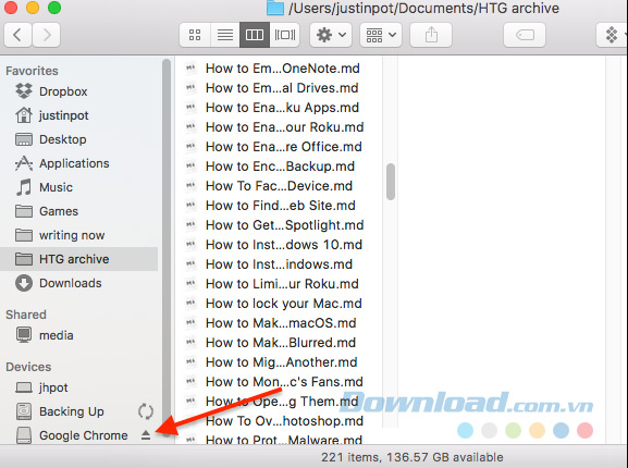Xóa file gốc