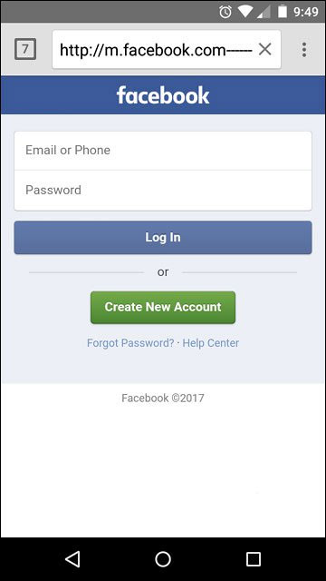 Facebook trên di động