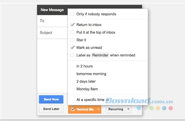 Gửi email tự động