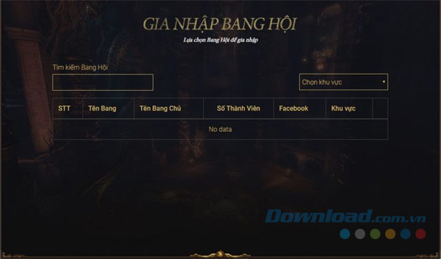 Gia nhập Bang hội