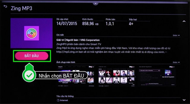 Trải nghiệm Zing Mp3