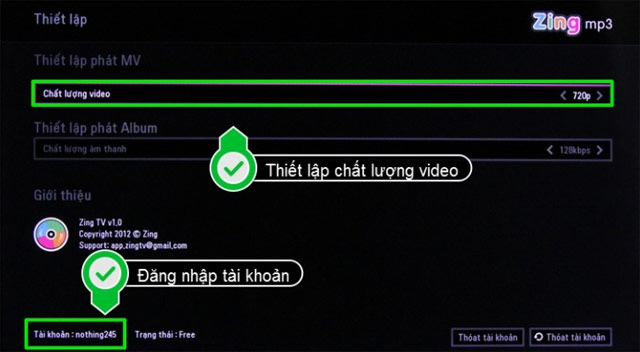 Đăng nhập tài khoản