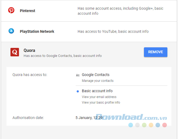 Kiểm soát quyền truy cập vào tài khoản Google