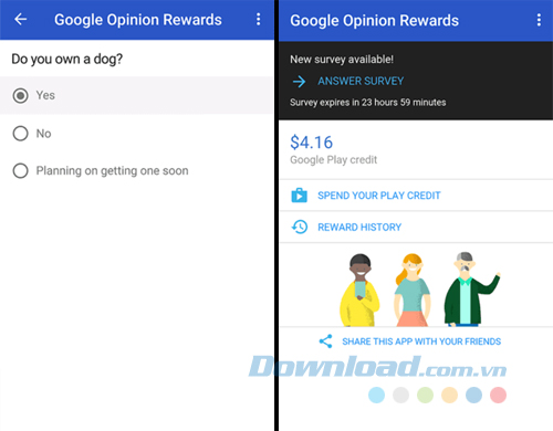 Google Opinion Rewards