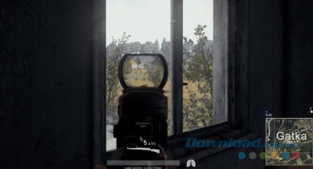 Quan sát tự do, ngắm tập trung và di chuyển lén lút