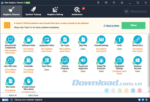 Wise Registry Cleaner