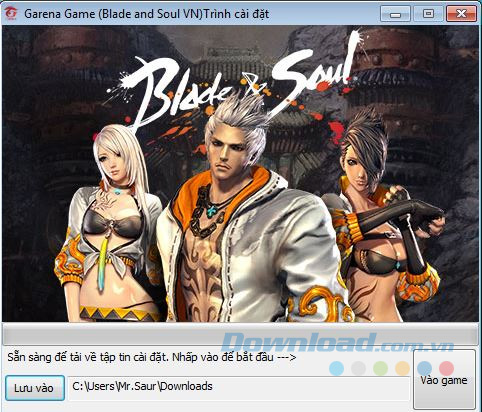 Cài đặt Blade & Soul