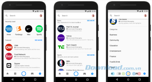 Trò chuyện với hàng loạt bot