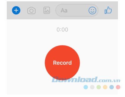 Gửi video hoặc tin nhắn thoại