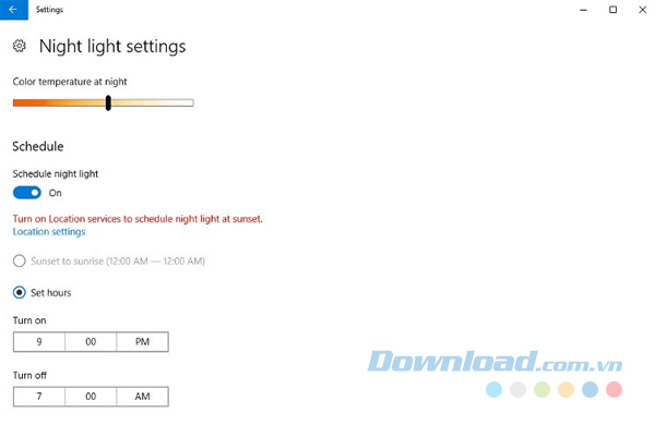 Ánh sáng ban đêm