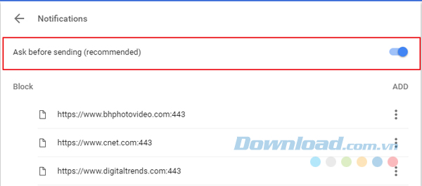 Thiết lập theo ý muốn