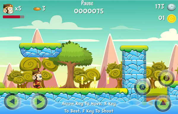 Jump Kong Hero Craft World