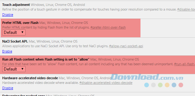 Kiểm tra cài đặt Flash trong Chrome