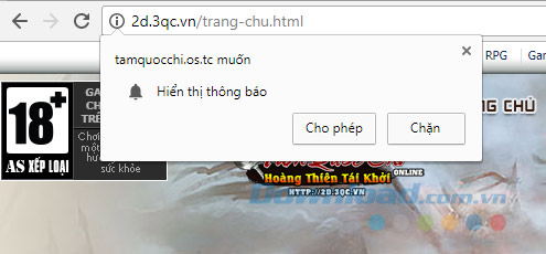 Thông báo đẩy
