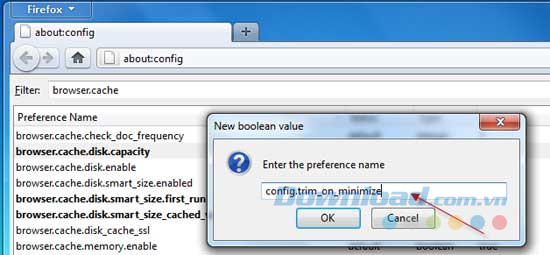 Sử dụng bộ nhớ thấp hơn khi giảm thiểu
