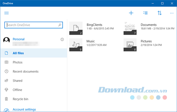Sao lưu máy tính lên OneDrive