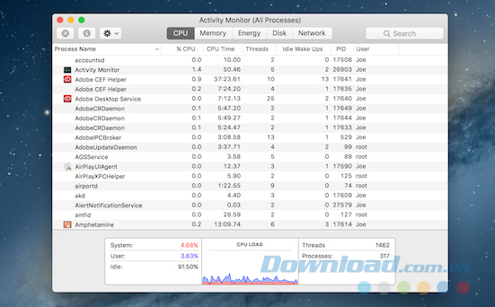 Giết chết các tiến trình