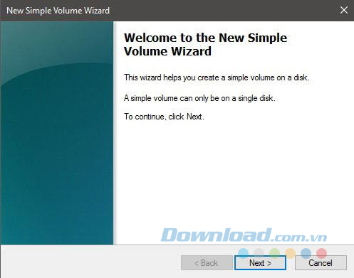 Click vào Next để tiếp tục