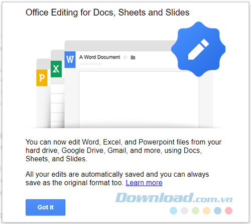 Office Editing for Docs, Sheets & Slides